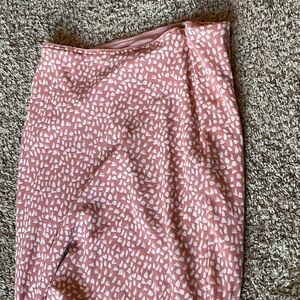 Pink Patterned Women's Skirt